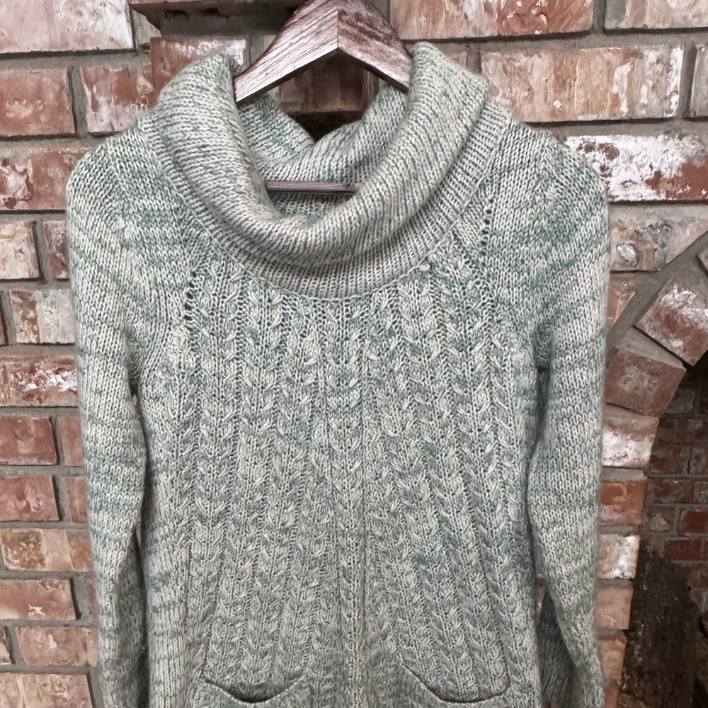 Anthropologie - Guinevere Cowl Neck Sweater - Sz M - Mint
